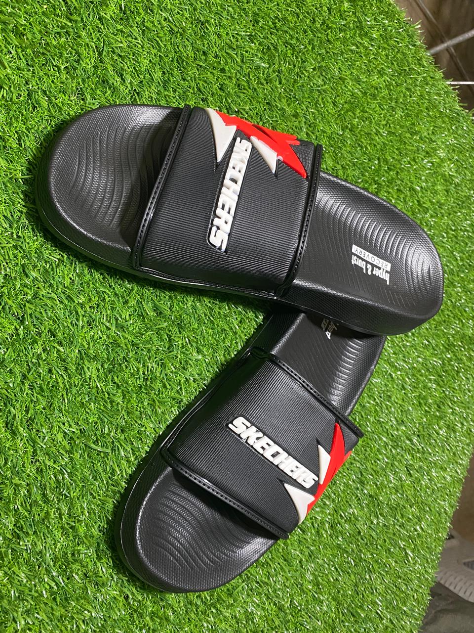 Black Comfortable & Soft Slippers for Men – Lightweight Anti-Slip Casual Slides