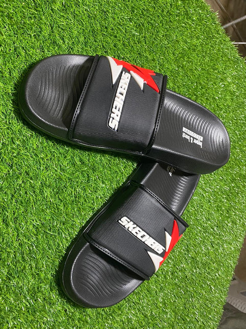 Black Comfortable & Soft Slippers for Men – Lightweight Anti-Slip Casual Slides