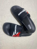 Black Comfortable & Soft Slippers for Men – Lightweight Anti-Slip Casual Slides