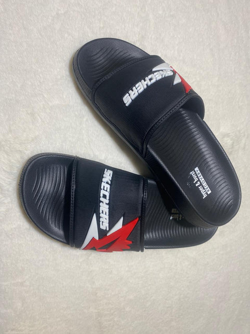 Black Comfortable & Soft Slippers for Men – Lightweight Anti-Slip Casual Slides