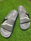 Grey Skechers Slippers