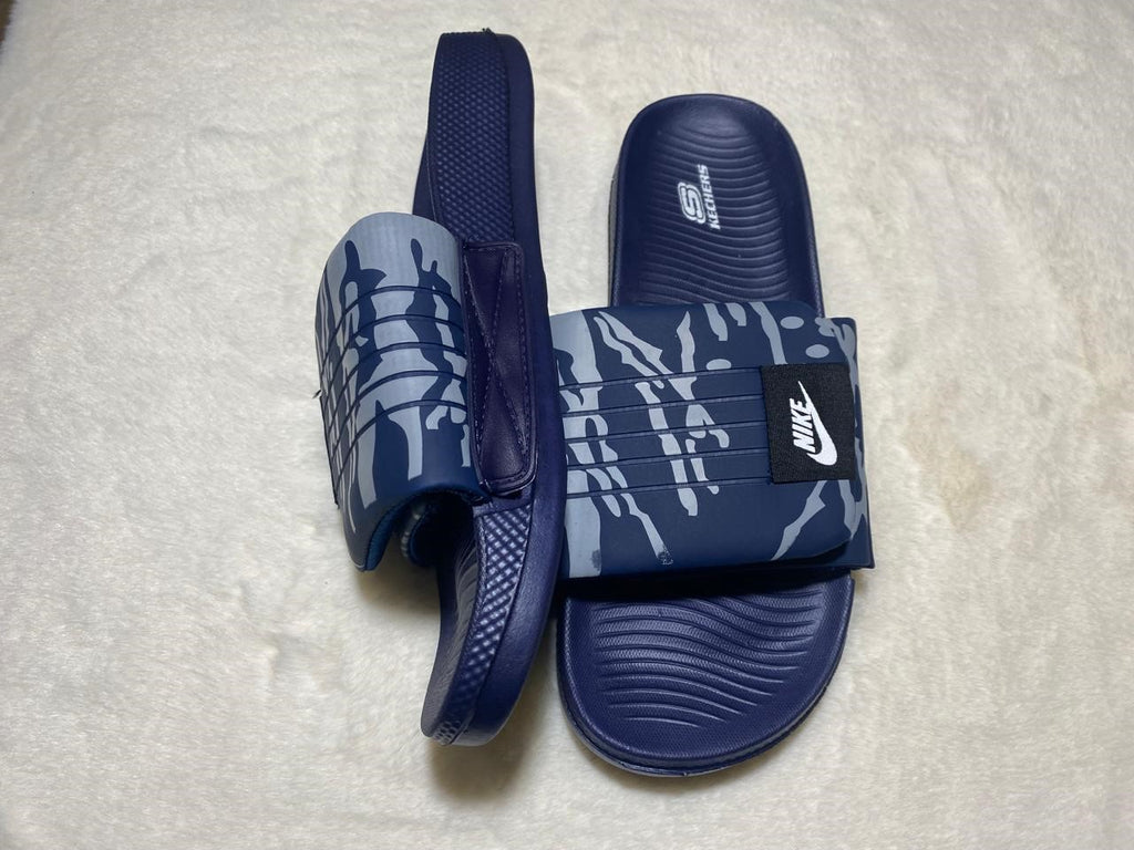Nike Navy Blue Slippers