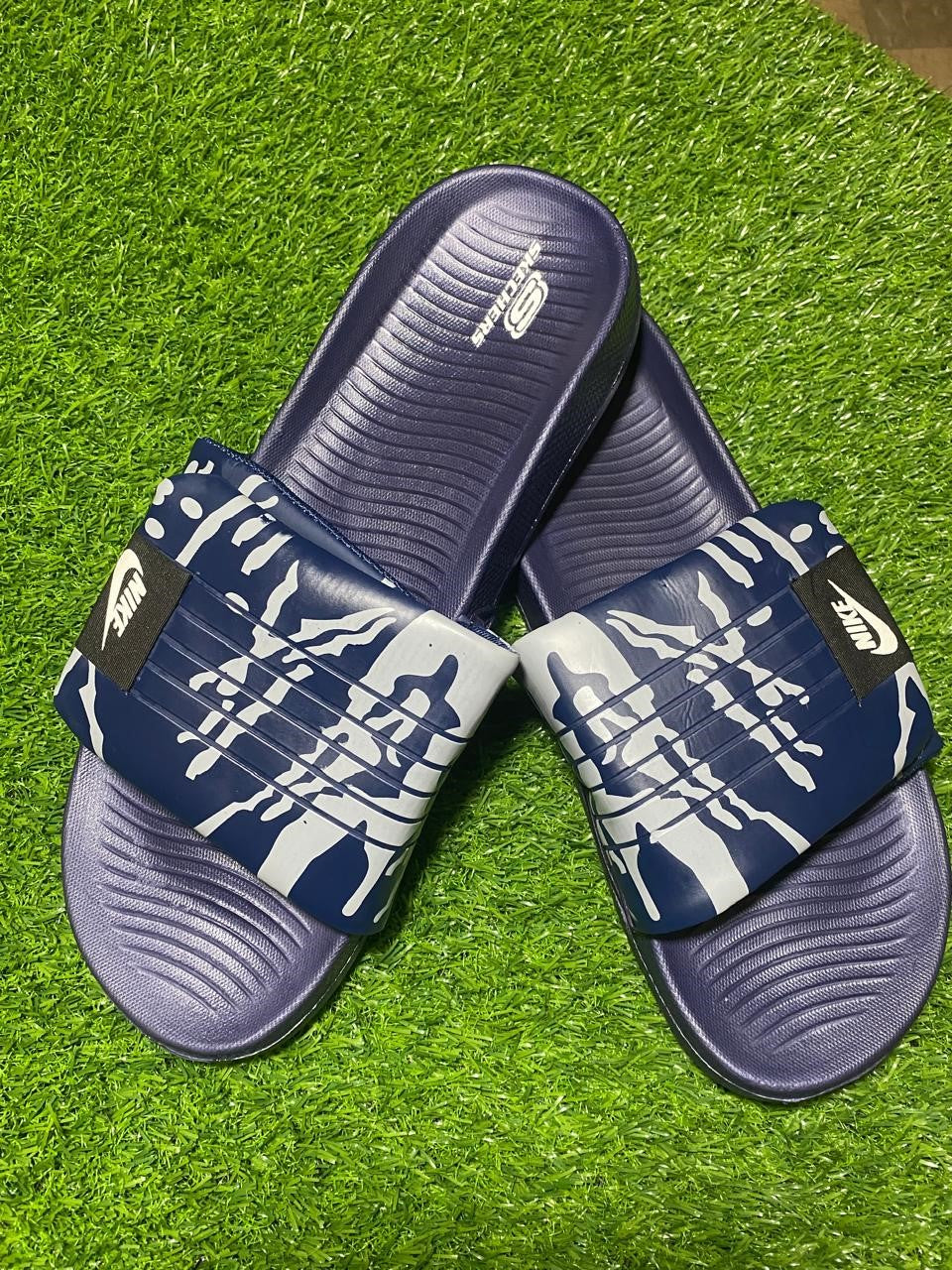 Nike Navy Blue Slippers