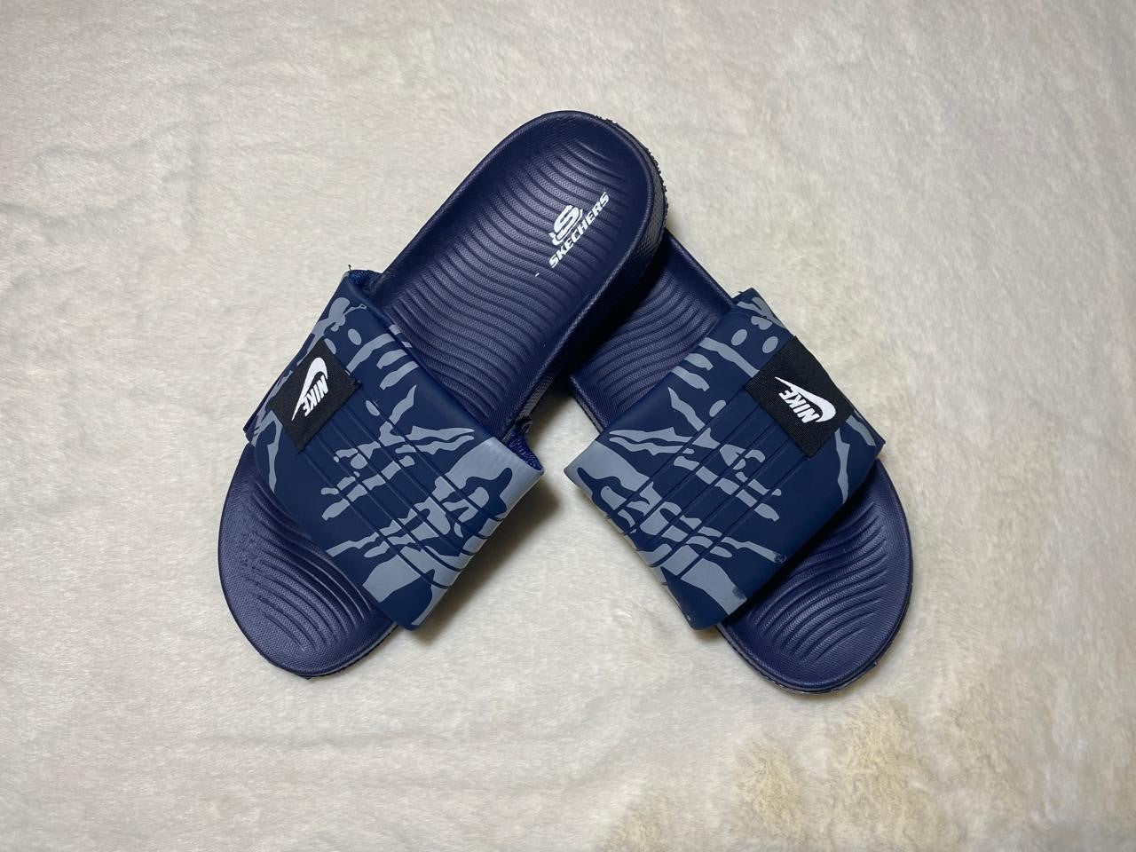 Nike Navy Blue Slippers